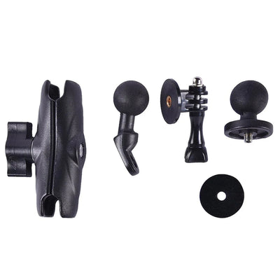 LGP MOTORCYCLE CAMERA MOUNT WITH 360 ROTATIONAL HANDLE BAR AND MIRROR BAR FITHANDLE BAR - LGP India
