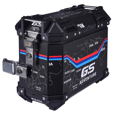 LGP PANNIER BOX 25L BLACK MAP LINE - LGP India