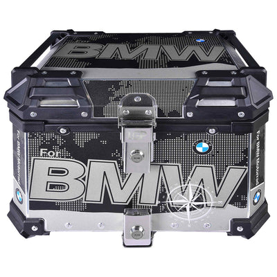 LGP TOP BOX 45L BMW DRAW WITH BACKRESTBlack - LGP India