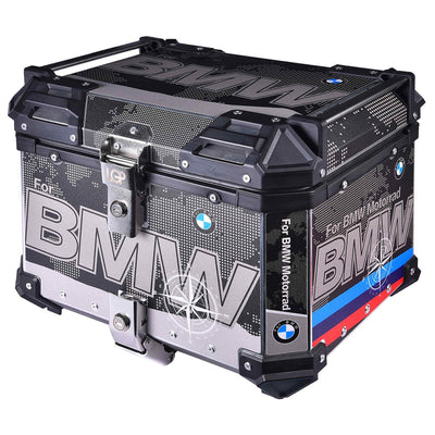 LGP TOP BOX 45L BMW DRAW WITH BACKRESTBlack - LGP India