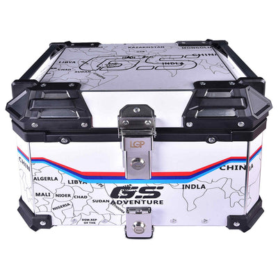 LGP TOP BOX 45L MAP LINE WITH BACKRESTBlack - LGP India