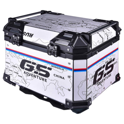 LGP TOP BOX 45L MAP LINE WITH BACKRESTBlack - LGP India