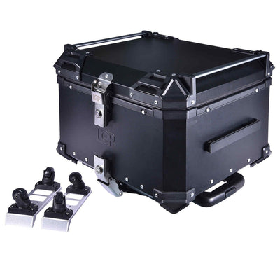 LGP TOP BOX 55L PULL ROD WITH BACKRESTBlack - LGP India