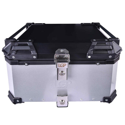 LGP TOP BOX 55L WITH BACKRESTSilver - LGP India