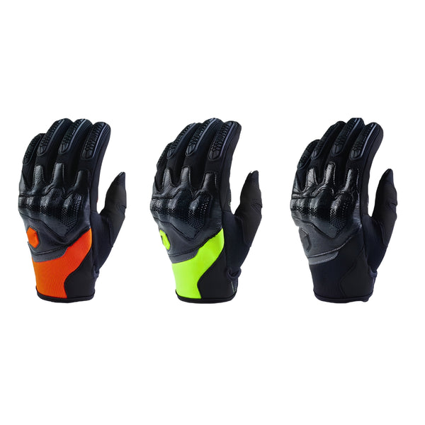 LGP- 030 Full Finger Motorcycle Riding Gloves with Touchscreen, Anti-Slip Palm, Windproof Design, Adjustable Wrist Strap, S-2XL