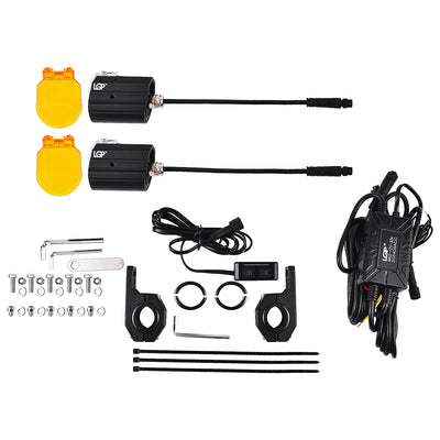 LGP Spotlight MK02 motorcycle LED light 60W 7000LM 3000K to 6000K
