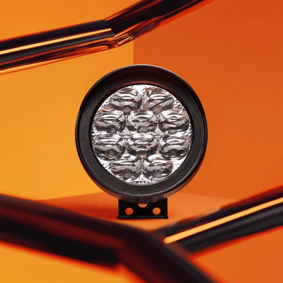 LGP 12 LED ABS Fog Lamp for Bike | Waterproof Auxiliary Driving Light | Universal Fit for All Motorcycles - LGP India