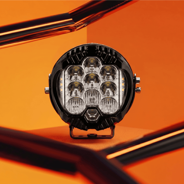 LGP Little Monster White LED Fog Lamp for Bike | Compact Spotlight Auxiliary Light | Waterproof, Universal Motorcycle & Scooter Fit - LGP India