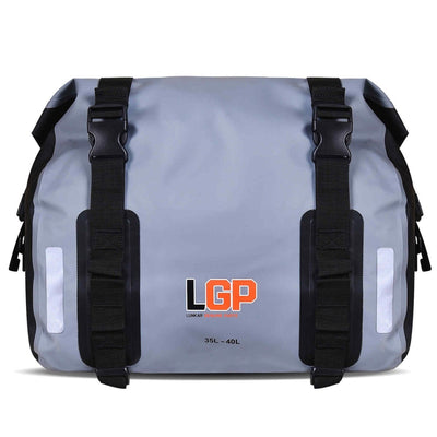 LGP Motorcycle Saddle Bag 35L*2 (Grey) - LGP India
