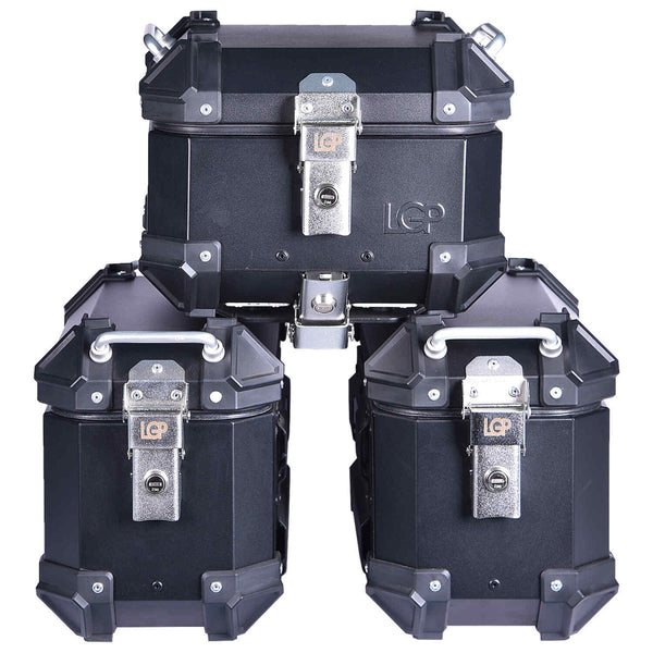 LGP PANNIER SET OF 3 16+16+18 BLACK PLANE - LGP India