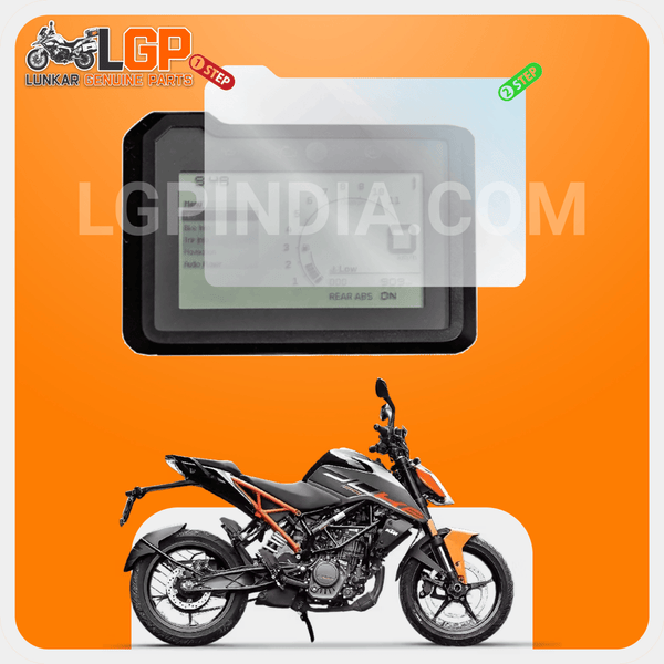 LGP SCREEN GUARD DISPLAY PROTECTOR KTMKTM DUKE 250 - GEN 3 ( 2024+) (BLACK & WHITE DISPLAY) - LGP India