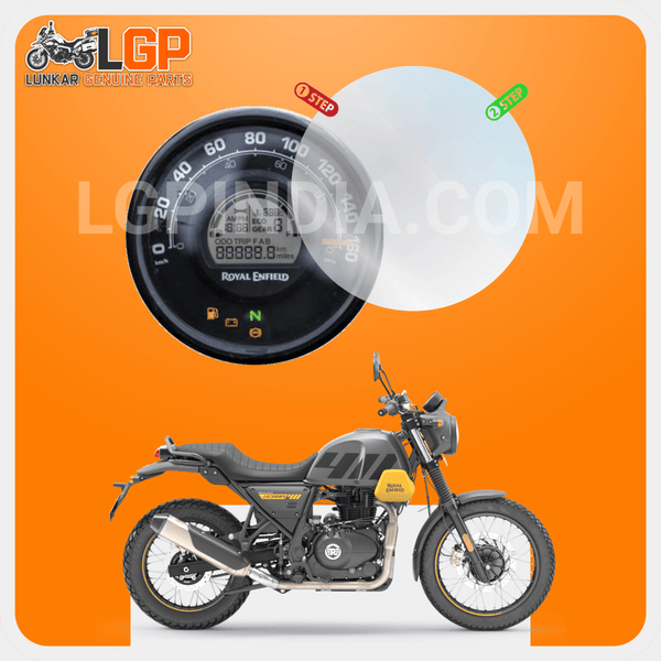 LGP SCREEN GUARD DISPLAY PROTECTOR ROYAL ENFIELDROYAL ENFIELD HUNTER (METRO VARIANT - 90 mm) SCRAM 411 / GUERRILLA 450 - LGP India