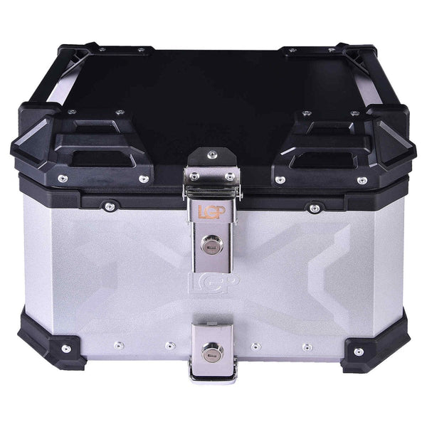LGP TOP BOX 36L TYPE X WITH BACKRESTSilver - LGP India
