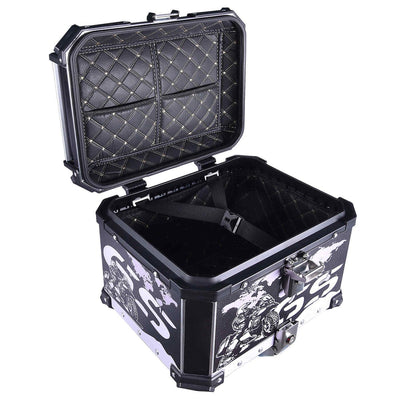LGP TOP BOX 45L BLACK GS WITH BACKREST - LGP India