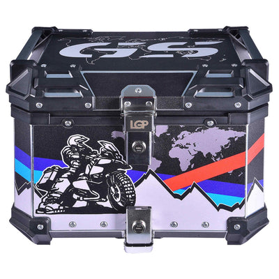 LGP TOP BOX 45L GS ADV WITH BACKRESTBlack - LGP India