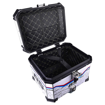LGP TOP BOX 45L MAP LINE WITH BACKRESTBlack - LGP India