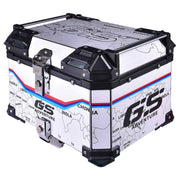 LGP TOP BOX 45L MAP LINE WITH BACKRESTWhite - LGP India
