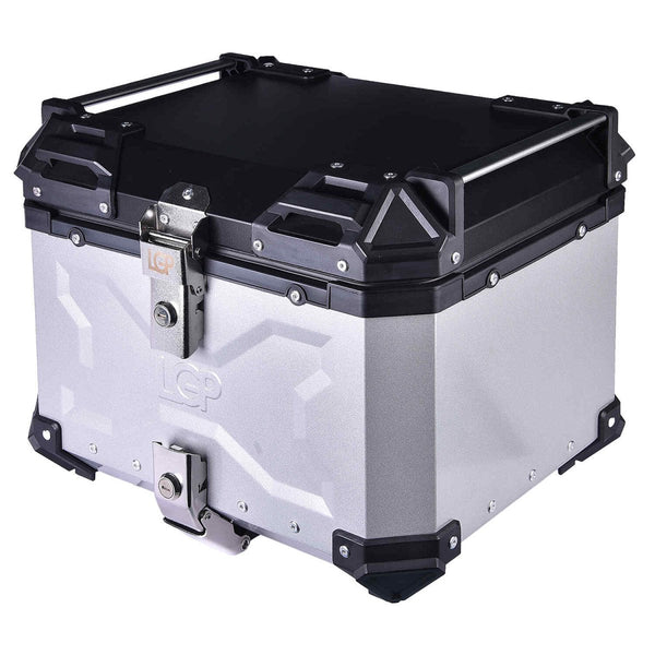 LGP TOP BOX 45L TYPE X WITH BACKRESTSilver - LGP India