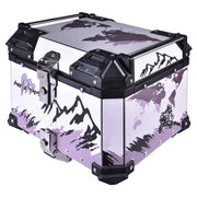 LGP TOP BOX 45L WHITE GRAPHICS WITH BACKREST - LGP India