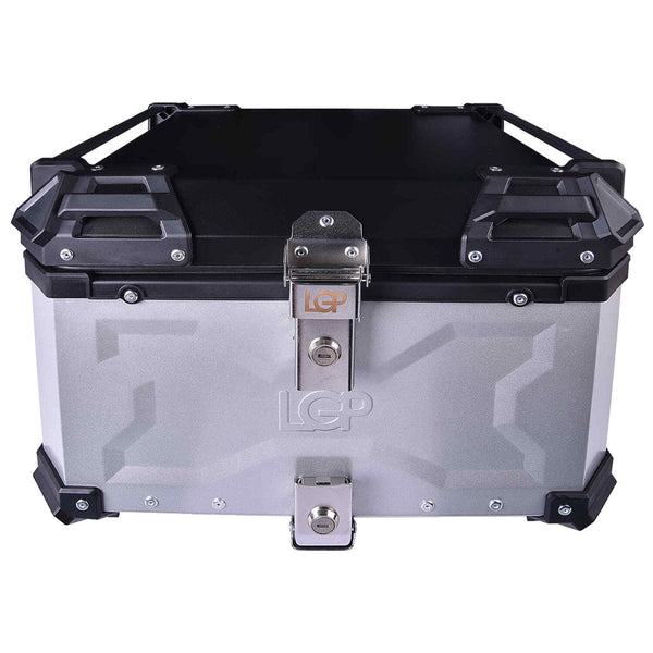 LGP TOP BOX 55L TYPE X WITH BACKRESTSilver - LGP India