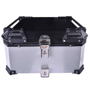 LGP TOP BOX 55L WITH BACKRESTSilver - LGP India