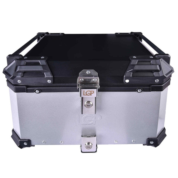 LGP TOP BOX 55L WITH BACKRESTSilver - LGP India