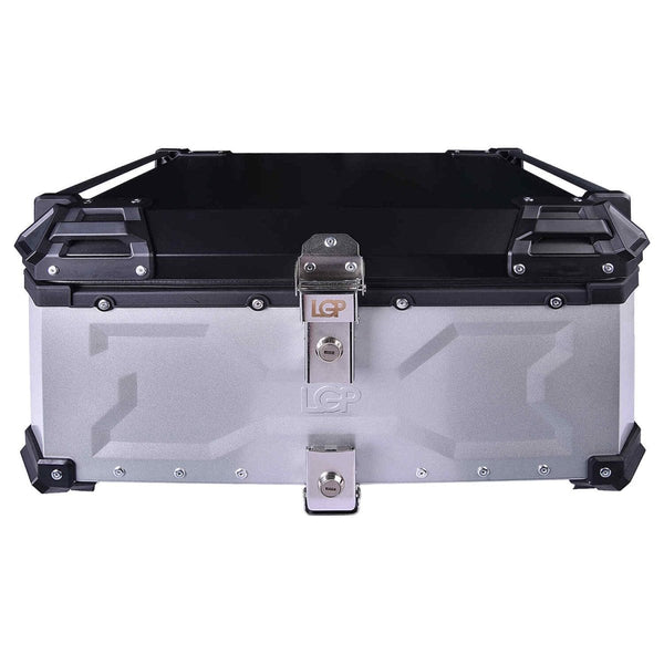 LGP TOP BOX 65L TYPE X WITH BACKRESTSilver - LGP India