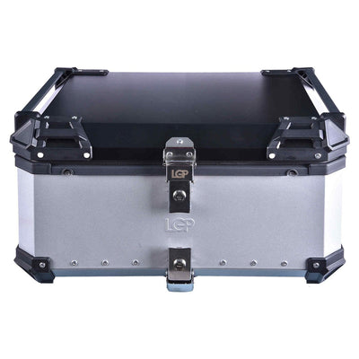 LGP TOP BOX 80L PLANE WITH BACKRESTSilver - LGP India