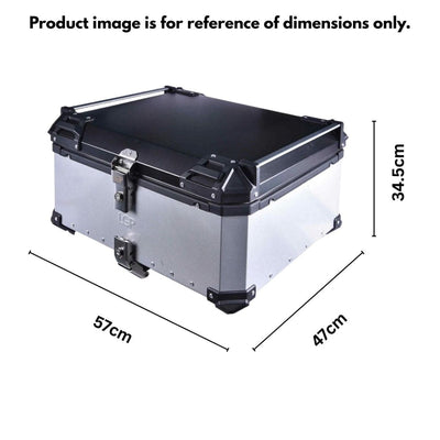 LGP TOP BOX 80L TYPE X WITH BACKRESTBlack - LGP India