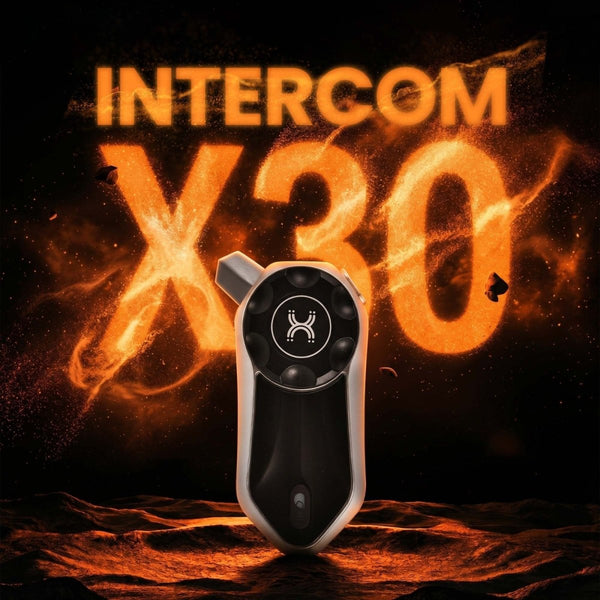 LGP X30 Pro Bluetooth Mesh Intercom, Advanced Motorcycle CommunicationSilver - LGP India