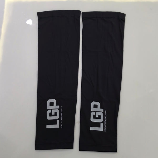 LGP hand sleeves worn for motorcycle riding