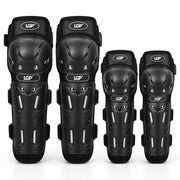 LGP knee pad and elbow guard set with protective shells