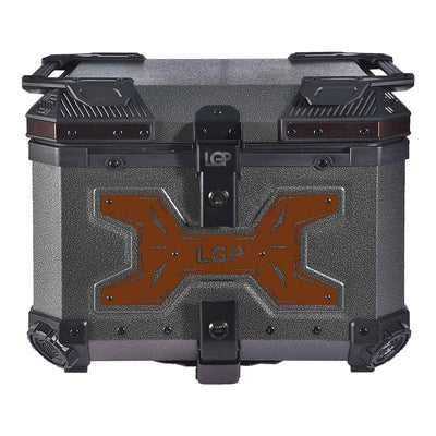 TOP BOX 45L GRAY WRINKLES COPPER W/REST - LGP India
